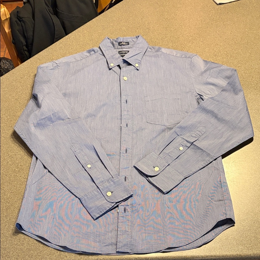J. Crew Light Blue Casual Button-Down Shirt
